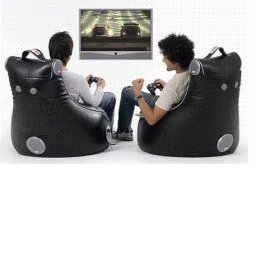 Large Black SlouchPod Gaming Chair